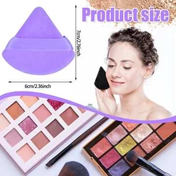 Pimoys Triangle Powder Puff Set - Flawless Application Tool