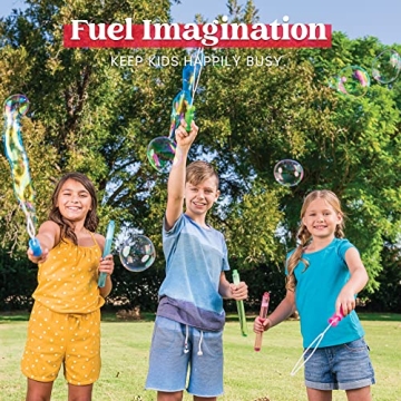 JOYIN 24 Pack Big Bubble Wands for Kids Fun Supplies