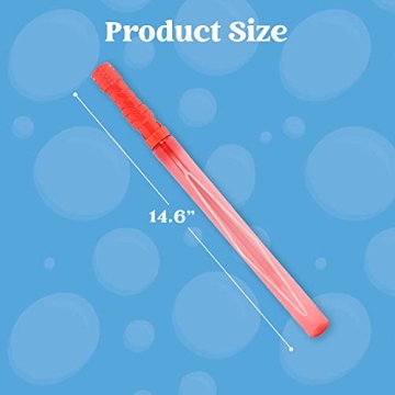 JOYIN 24 Pack Big Bubble Wands for Kids Fun Supplies
