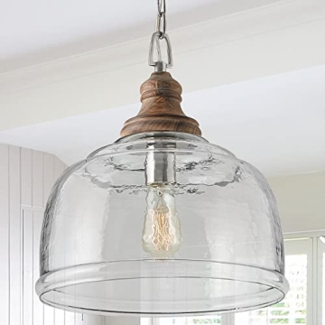 Julian Coastal Style Glass Pendant Light for Modern Homes