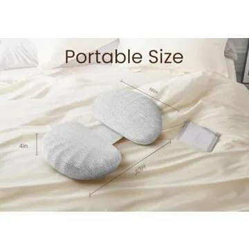 Tinkerz Memory Foam Pregnancy Pillow for Side Sleepers