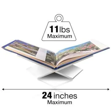 Modern Acrylic Book Stand for Home and Office Display