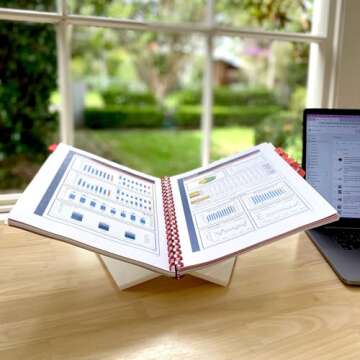 Modern Acrylic Book Stand for Home and Office Display