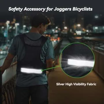 Running Vest for Women & Men, Adjustable Elasticated Sternum Straps Vest with 500ml Soft Flask, Fast and Free Reflective Running Vest, Designed for Running Marathon Trail Race Jogging Cycling