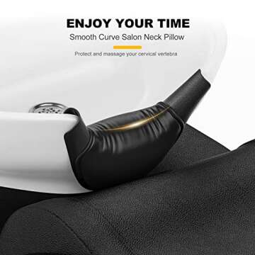 Comfortable AISEELY Shampoo Bowl Neck Rest for Salons