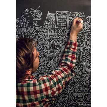 Montana Cans Acrylic Paint Marker, Extra Broad, Shock Black - Perfect for Artistic Expression