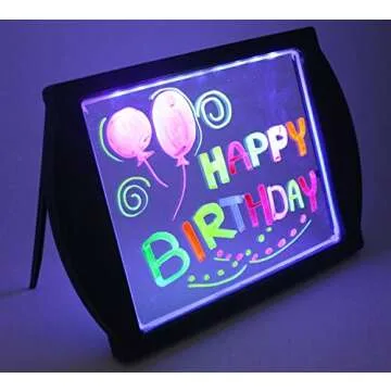 Marvin's Neon Glow Craft Kit - Creative Light Up Art Set