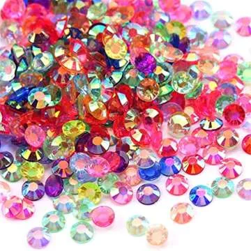 2250 Clear Red AB Flatback Rhinestones for Crafts