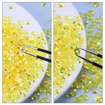 2250 Clear Red AB Flatback Rhinestones for Crafts