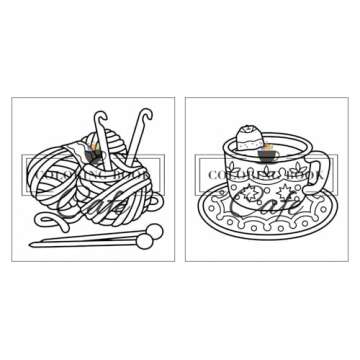 Cozy Winter: Bold and Easy Coloring Book for Adults & Teens with Cute and Cozy Winter Hygge Designs