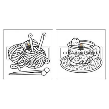 Cozy Winter: Bold and Easy Coloring Book for Adults & Teens with Cute and Cozy Winter Hygge Designs