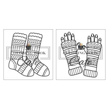 Cozy Winter: Bold and Easy Coloring Book for Adults & Teens with Cute and Cozy Winter Hygge Designs