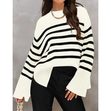 Chic Oversized ZESICA Sweater - Perfect for Fall Fashion