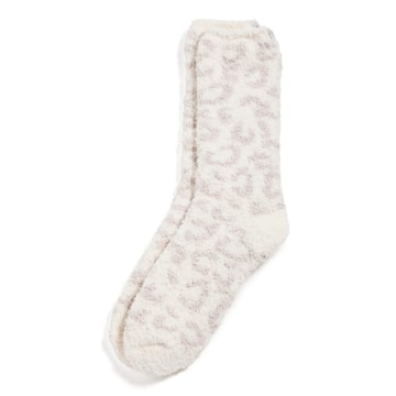 Barefoot Dreams CozyChic Women's Barefoot In The Wild Socks, Cream/Stone