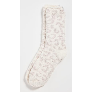 Barefoot Dreams CozyChic Women's Barefoot In The Wild Socks, Cream/Stone