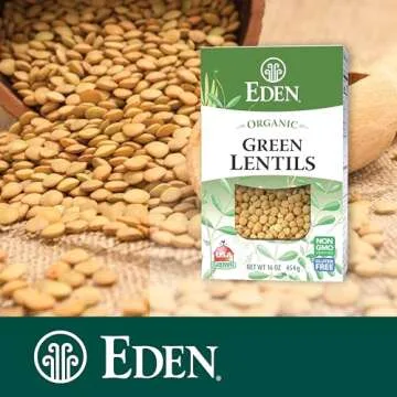 EDEN FOODS Organic Green Lentils, 16 OZ