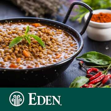 EDEN FOODS Organic Green Lentils, 16 OZ