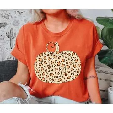 Fall Pumpkin Graphic Tees for Women – Cozy Autumn Style