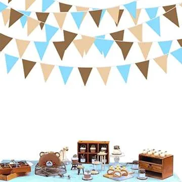 32Ft Brown Blue Party Decorations for Any Occasion