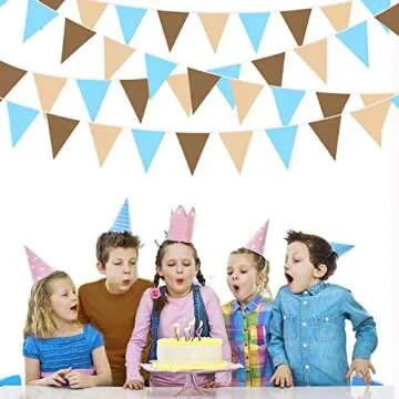 32Ft Brown Blue Party Decorations for Any Occasion