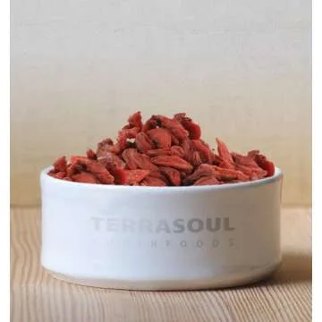 Terrasoul Organic Goji Berries - 16 Oz Chewy Superfood