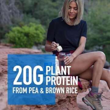 Isopure Plant-Based Protein Powder Vanilla, 20g Protein