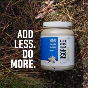 Isopure Plant-Based Protein Powder Vanilla, 20g Protein