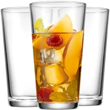 Elegant 10-Piece Highball Glass Set by Glavers - Perfect for Everyday Use!