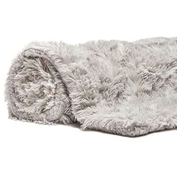 Chanasya Faux Long Fur Throw Blanket - Cozy & Stylish