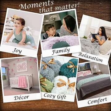 Chanasya Faux Long Fur Throw Blanket - Cozy & Stylish