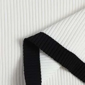 Edlike Women's Button Polo Collar Ribbed Knit T-Shirts Short Sleeve Summer Casual Tee (one_Size, White)