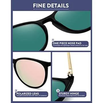 Stylish WOWSUN Polarized Sunglasses for All | UV400 Protection