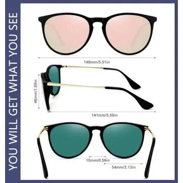 Stylish WOWSUN Polarized Sunglasses for All | UV400 Protection