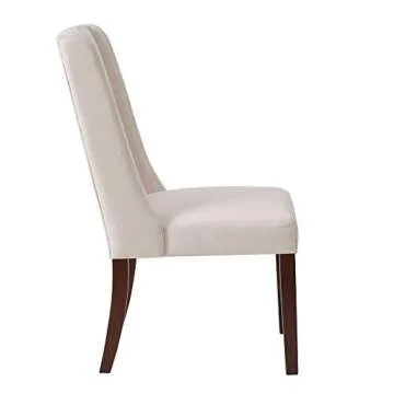 Madison Park Wing Dining Chairs - Set of 2 - Cream Elegance