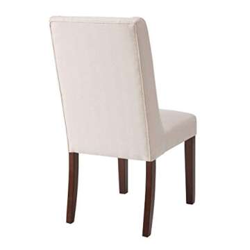 Madison Park Wing Dining Chairs - Set of 2 - Cream Elegance