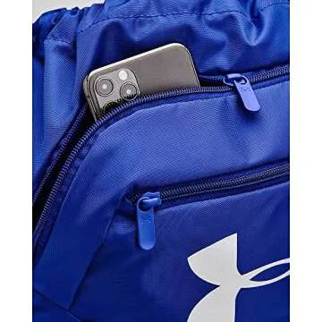 Under Armour Unisex-Adult Undeniable Sackpack , Royal (400)/Metallic Silver , One Size Fits Most