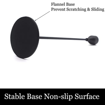 Stunning Matte Black Candlestick Holders - Denique 6 PCS Set