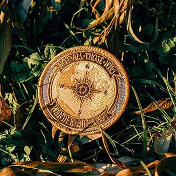 O'Houlihans - Not all Those Who Wander are Lost Iron on Patch