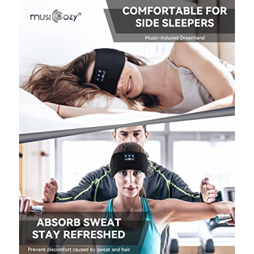 MUSICOZY Sleep Headphones with Bluetooth 5.2 Technology
