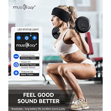 MUSICOZY Sleep Headphones with Bluetooth 5.2 Technology