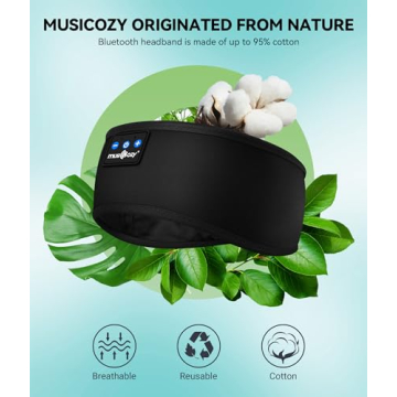MUSICOZY Sleep Headphones with Bluetooth 5.2 Technology