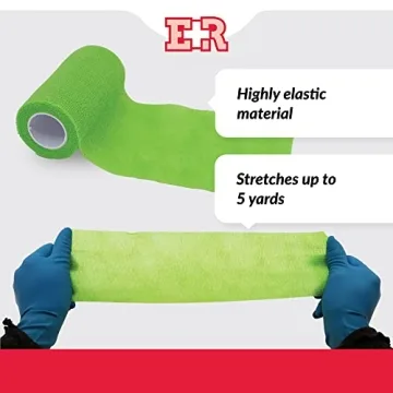 Ever Ready Self-Adhesive Bandage Rolls - 12 Count Rainbow