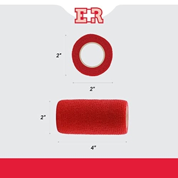 Ever Ready Self-Adhesive Bandage Rolls - 12 Count Rainbow