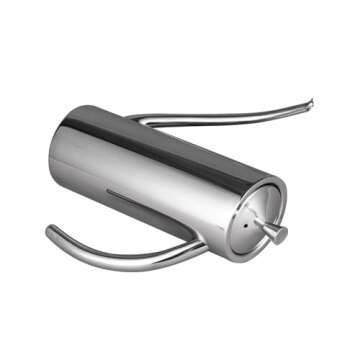 IMEEA Olive Oil Dispenser SUS304 Stainless Steel Cooking Kitchen No Drip Oil Can Vinegar Container, 24oz/700ml