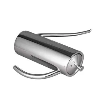 IMEEA Olive Oil Dispenser SUS304 Stainless Steel Cooking Kitchen No Drip Oil Can Vinegar Container, 24oz/700ml