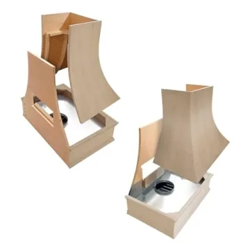 Elegant Unfinished Wood Range Hood Cover for Your Kitchen