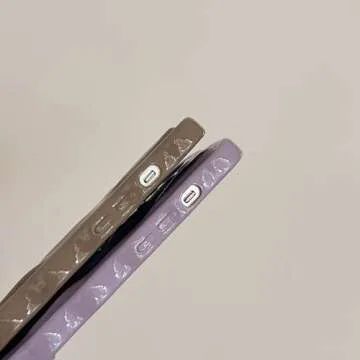 FABSPARK Case for iPhone 14 Pro Max,Cute 3D Solid Color Meteorite Bubble Water Ripple Curly Wavy Frame Case,Soft TPU Shockproof for iPhone 14 Pro Max 6.7 Inch,Cream White