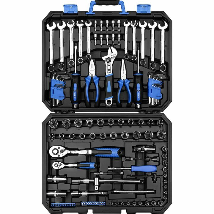 DEKOPRO 118 Piece Professional Tool Kit