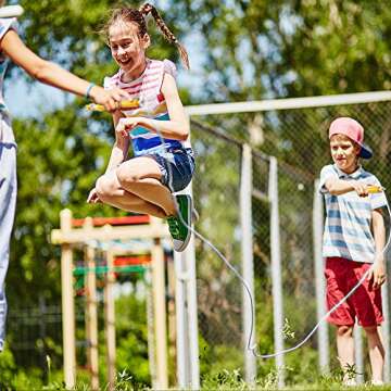 aGreatLife Kids Jump Rope | Bunny Handles & Adjustable Length