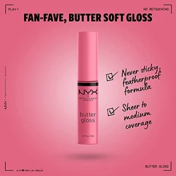 NYX Butter Gloss - Non-Sticky Hydrating Lip Gloss in Mauve